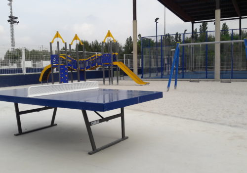 Equipamiento deportivo antivandálico