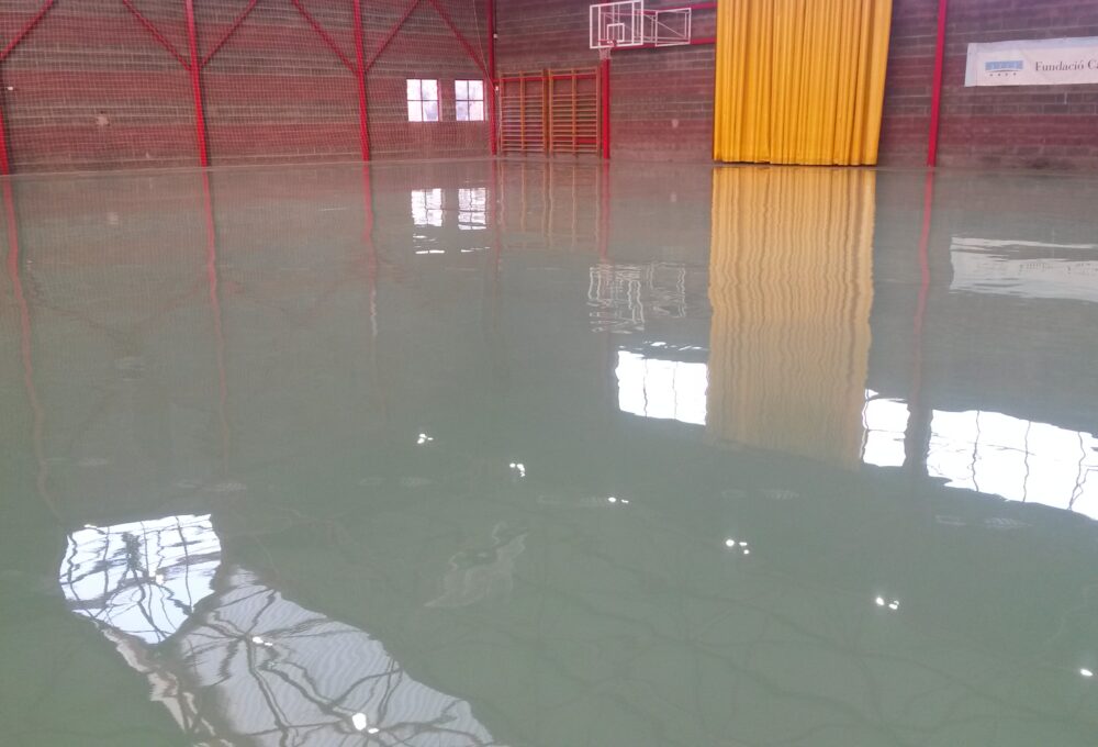 pavimento resinas "in situ"